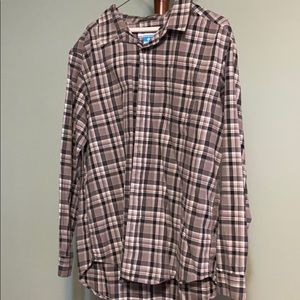 Columbia button down, plaid